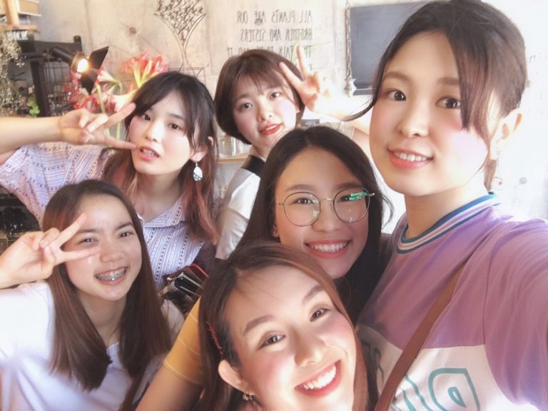 本学3年生のホストさんとチェンマイ大学学生のゲストさん