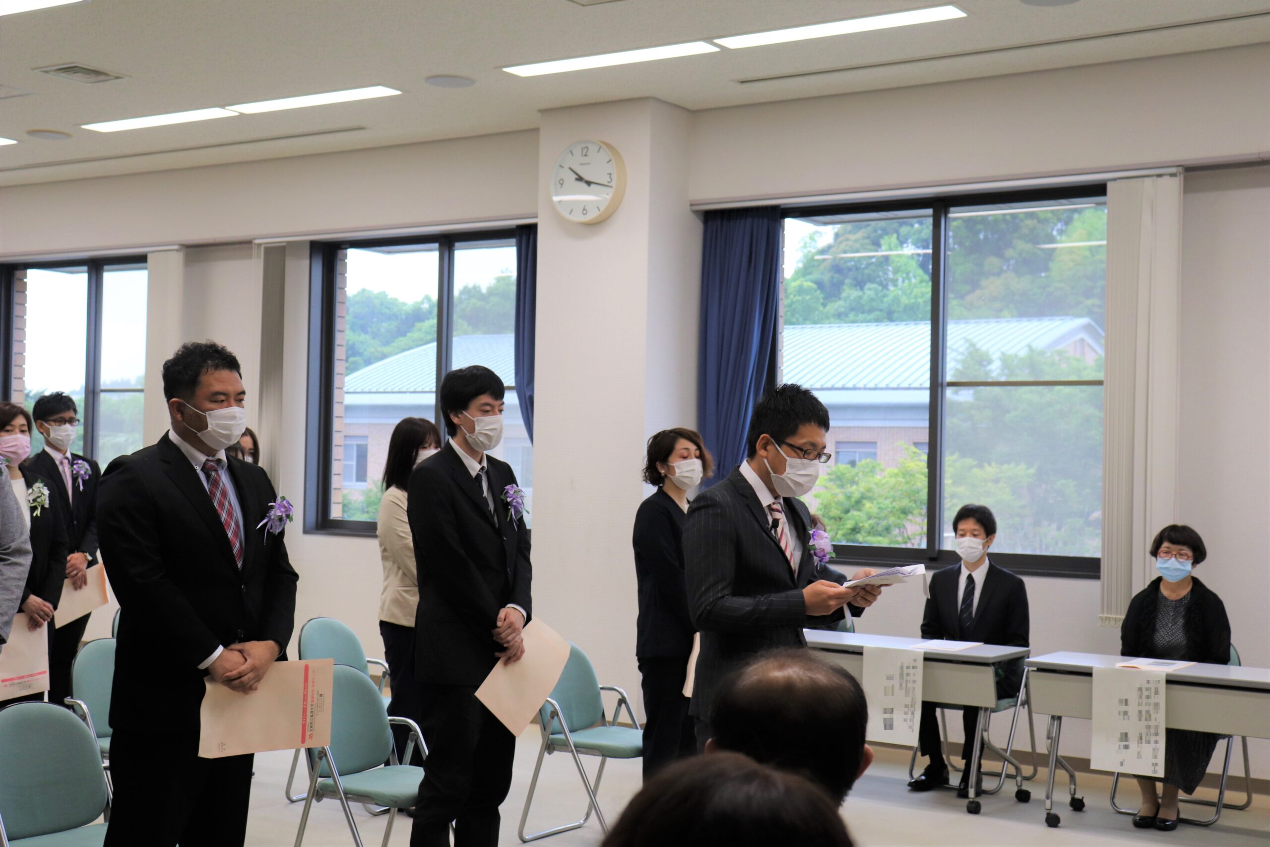 令和3年度感染管理認定看護師教育課程入学式の様子