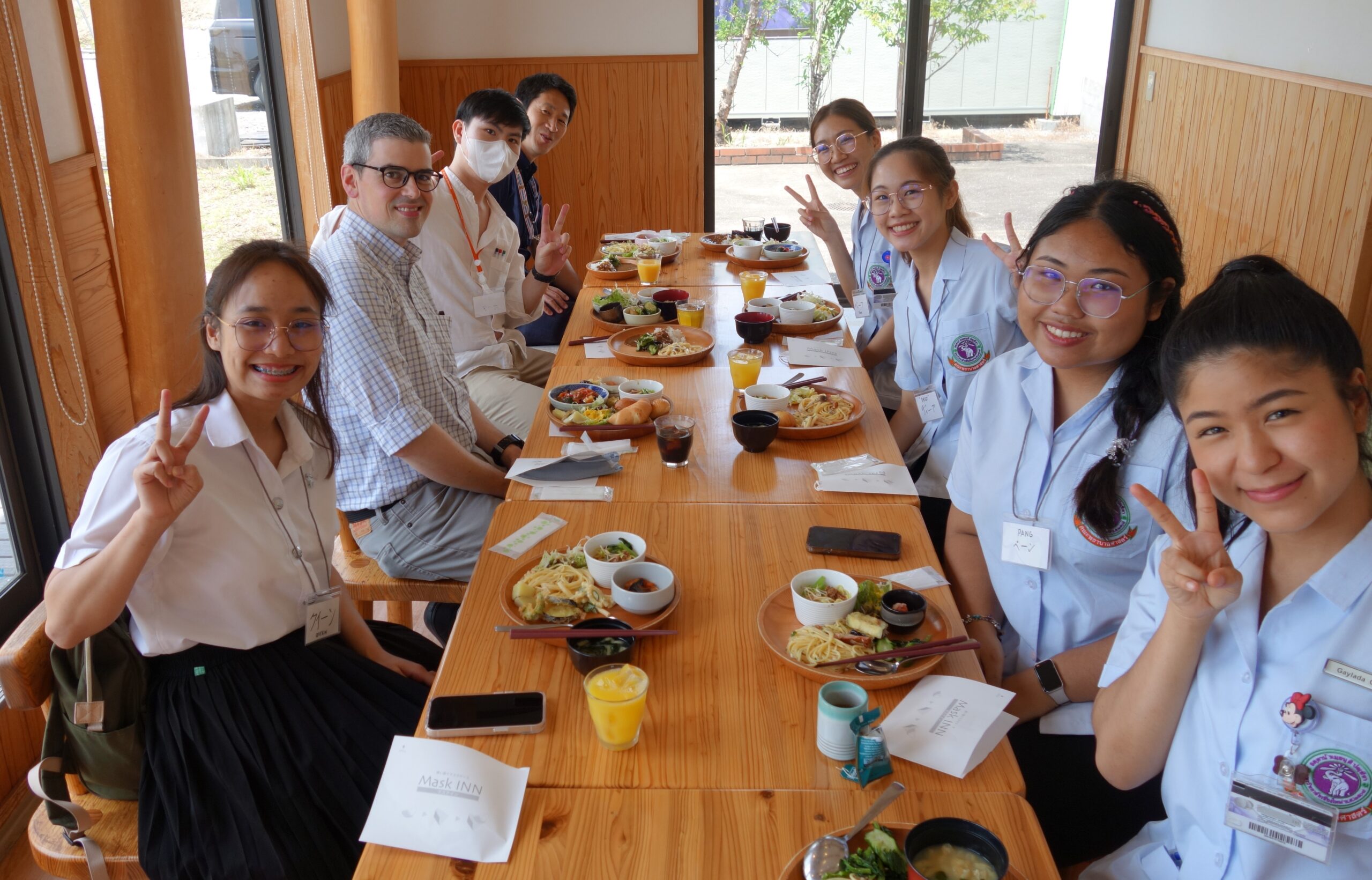 Lunch at Buffet Restaurant Juju, an employment transition support service