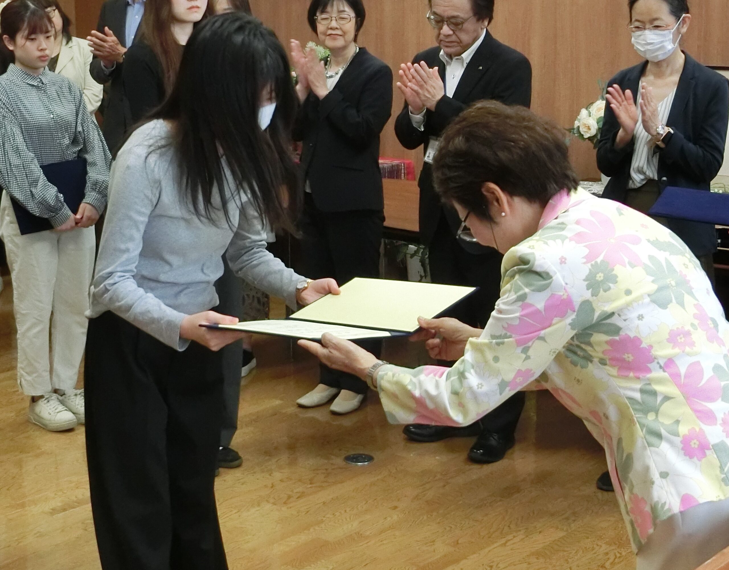 表彰式の様子