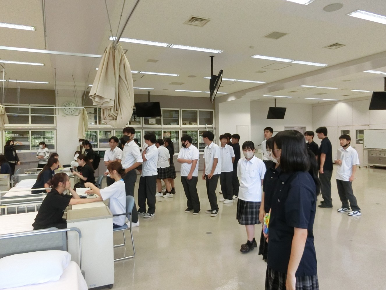 演習見学の様子