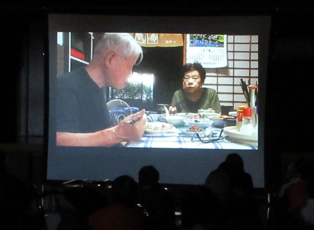 映画上映の様子です