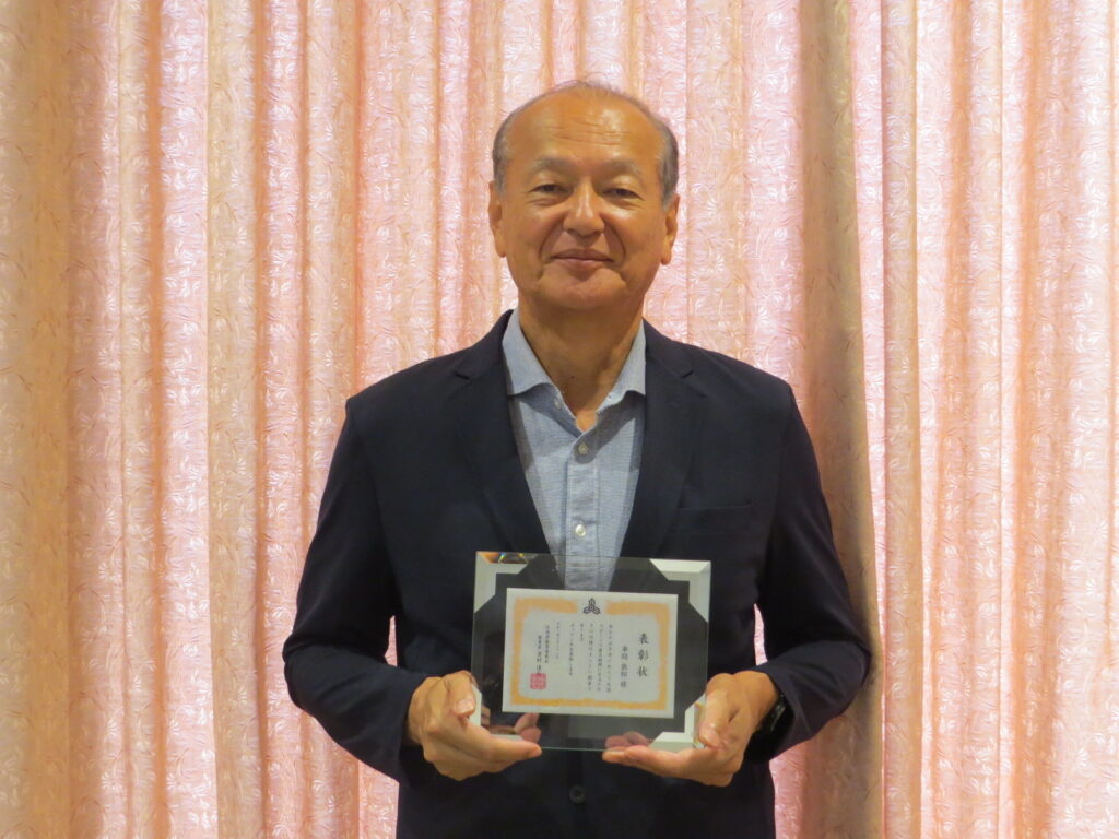 串間敦郎教授が「生涯スポーツ功労賞」を受賞しました